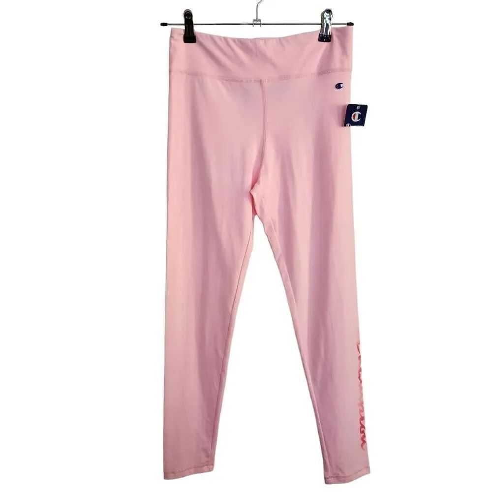 Champion Athleticwear Girls Pink Logo Leggings Size XL